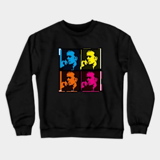 Edward Estlin (E E) Cummings - colourful, pop art style design Crewneck Sweatshirt